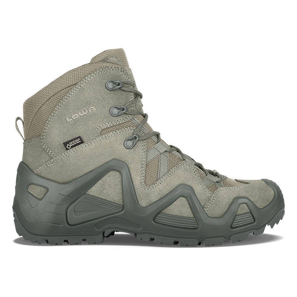 Scarpe Militari Uomo Lowa Zephyr GTX Mid TF Verde Oliva RTFHUJ-615